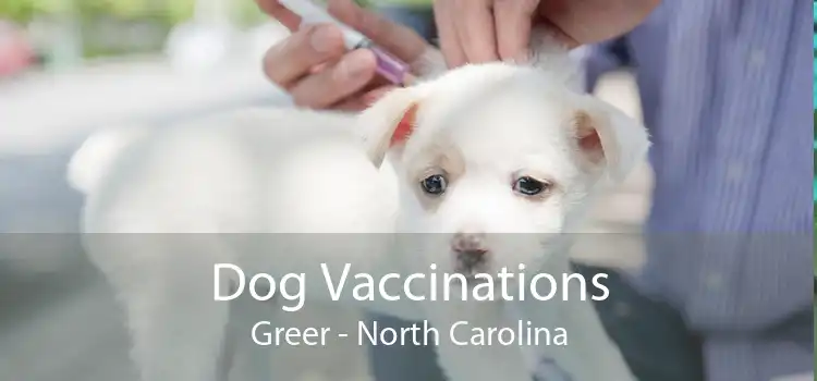 Dog Vaccinations Greer - North Carolina